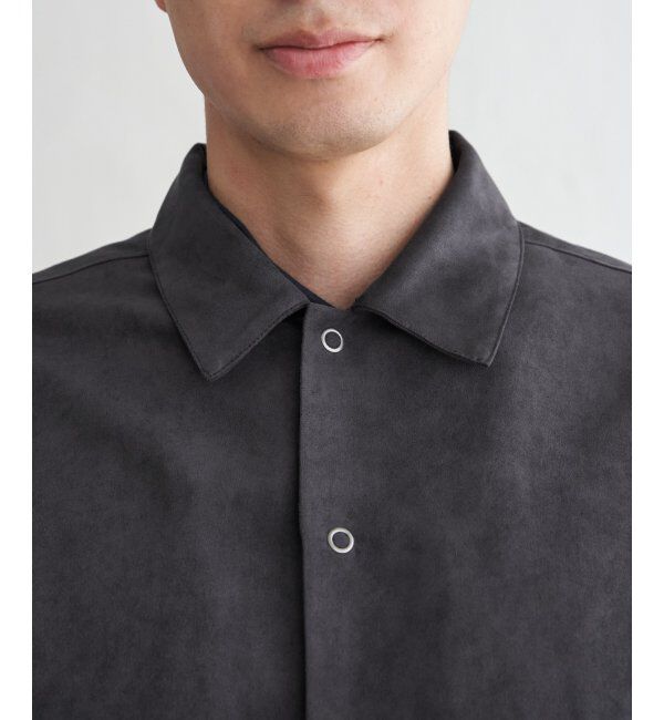 ikka「フェイクスウェードシャウター」|シャツ・ブラウス|