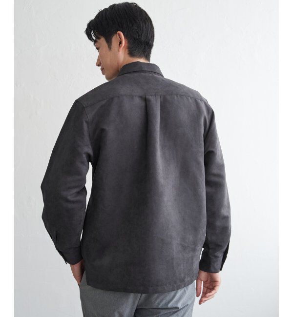 ikka「フェイクスウェードシャウター」|シャツ・ブラウス|