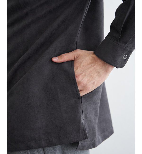 ikka「フェイクスウェードシャウター」|シャツ・ブラウス|