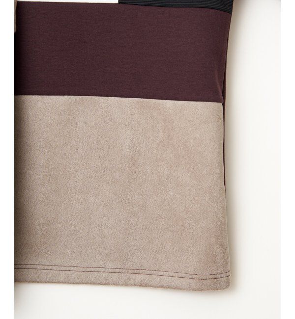 ikka「ブロックスダンボールクルーネック」|パーカー|