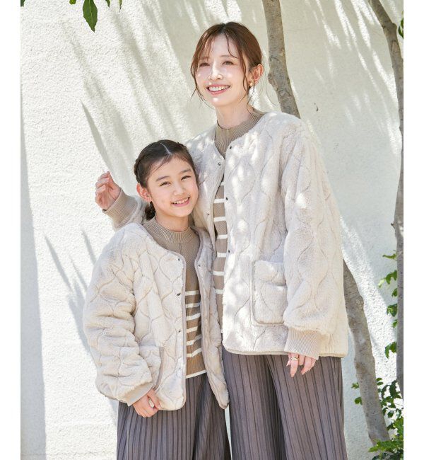 ikka kids「【親子コーデ】コットンMIXボーダーニットプルオーバー（120~160cm）」|その他|