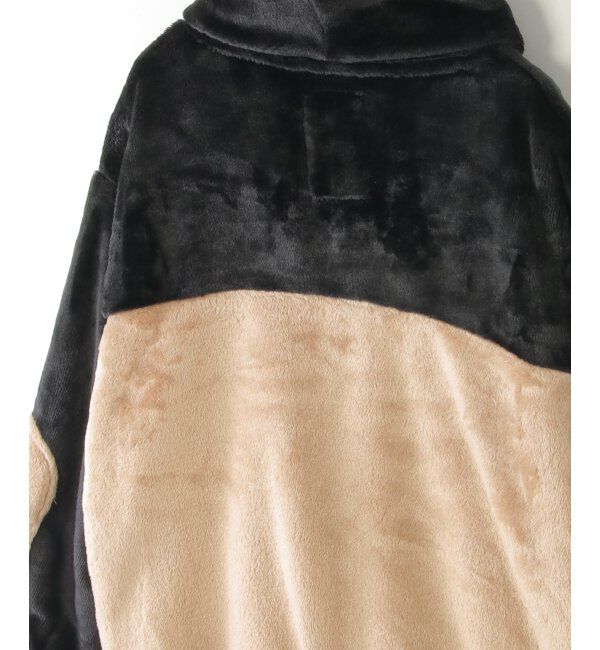 ikka kids「ファーフリース胸切り替えジップパーカー（110~160cm）」|その他|