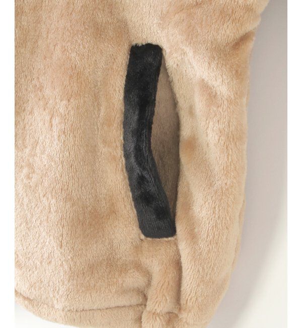 ikka kids「ファーフリース胸切り替えジップパーカー（110~160cm）」|その他|