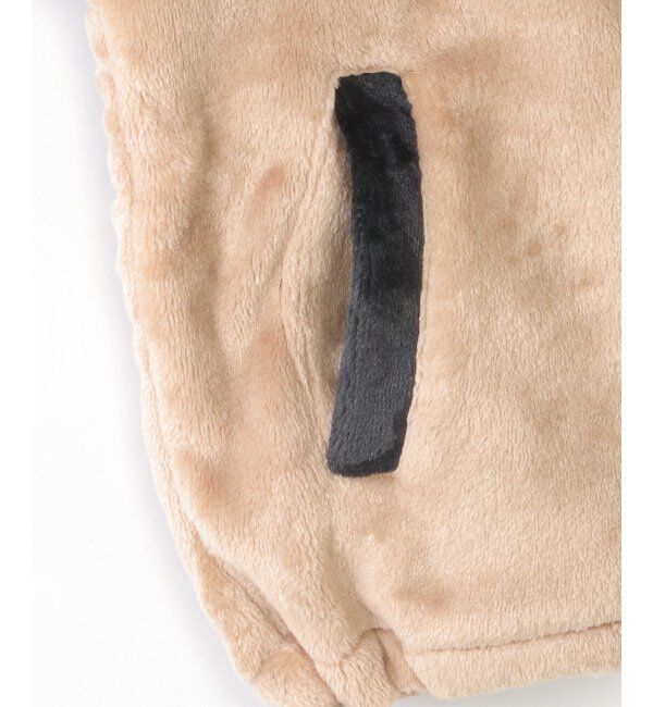 ikka kids「ファーフリース胸切り替えジップパーカー（110~160cm）」|その他|