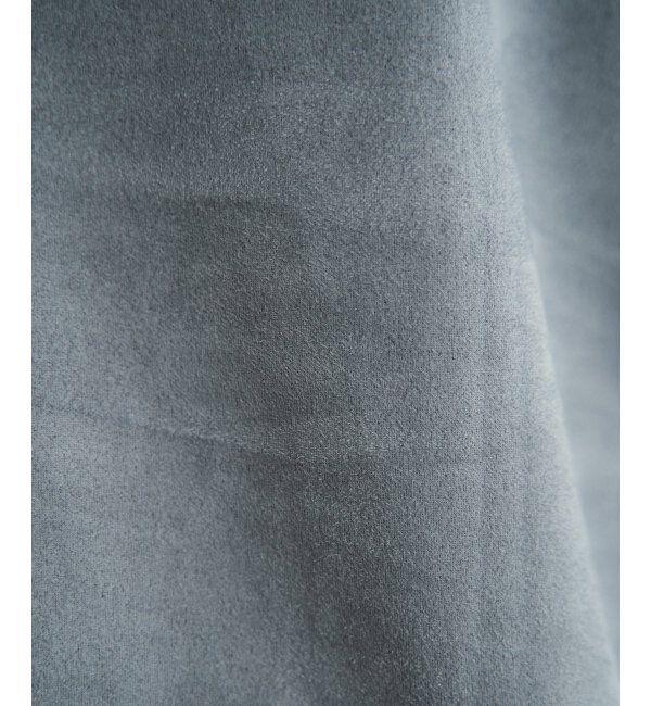 ikka「GOKU楽スエードジップルーイカラー」|パーカー|