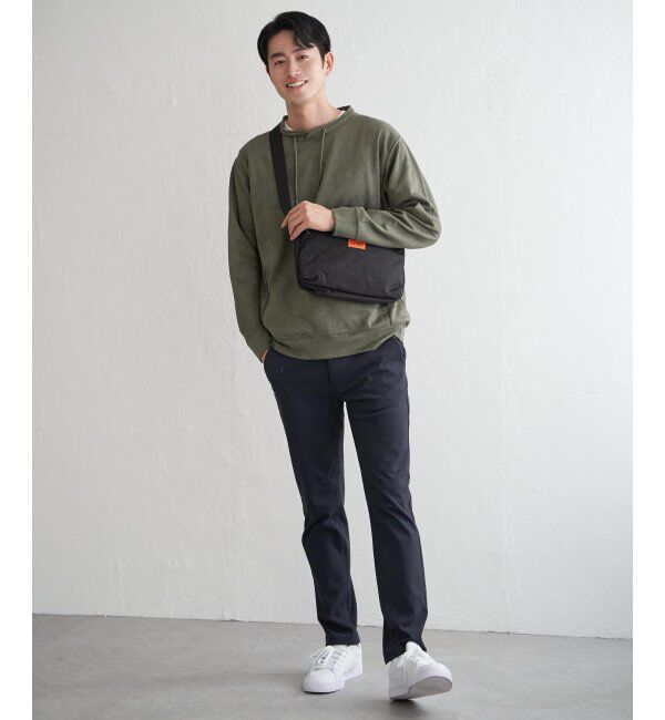 ikka「GOKU楽スエードジップルーイカラー」|パーカー|