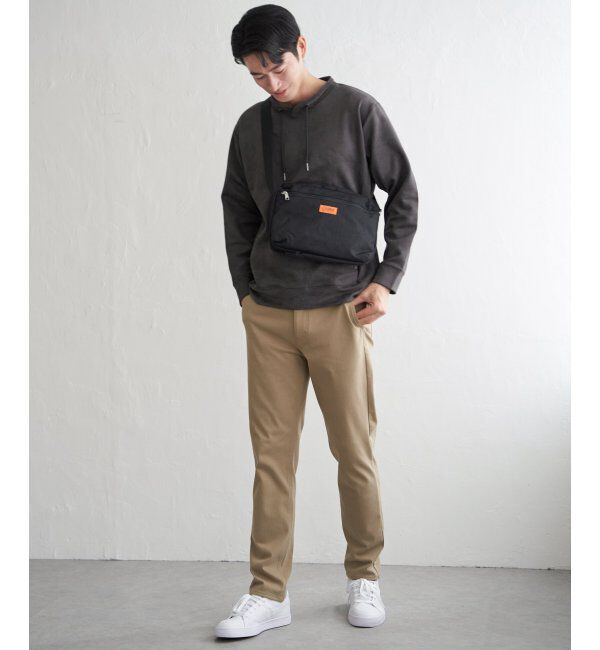 ikka「GOKU楽スエードジップルーイカラー」|パーカー|