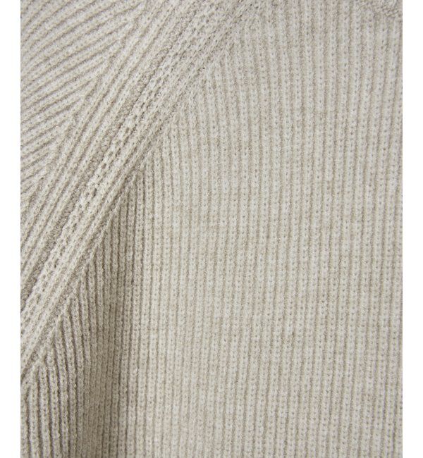ikka「ウォッシャブル畦クルーネックニット」|プルオーバー|
