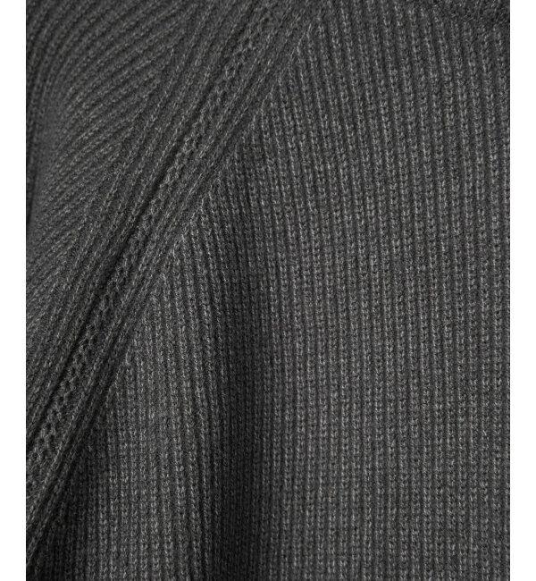 ikka「ウォッシャブル畦クルーネックニット」|プルオーバー|