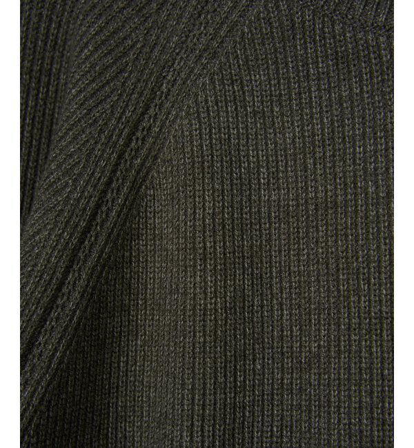 ikka「ウォッシャブル畦クルーネックニット」|プルオーバー|