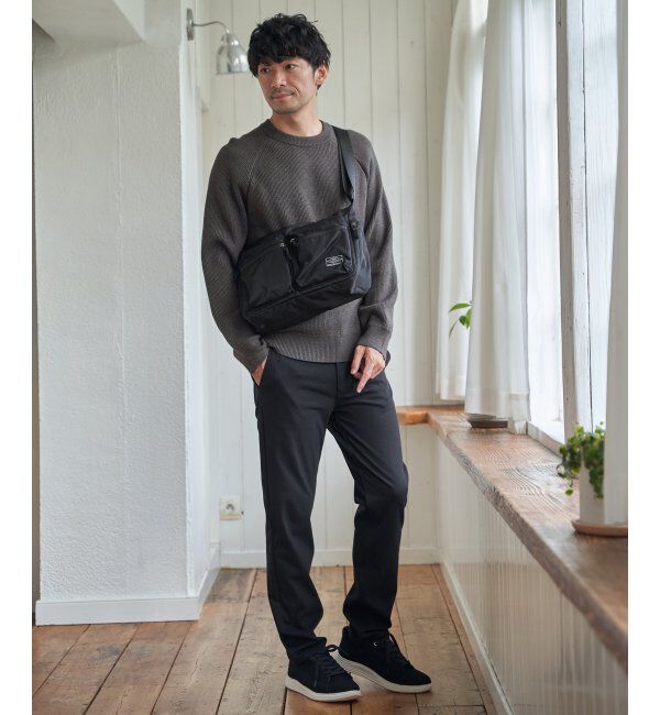 ikka「ウォッシャブル畦クルーネックニット」|プルオーバー|