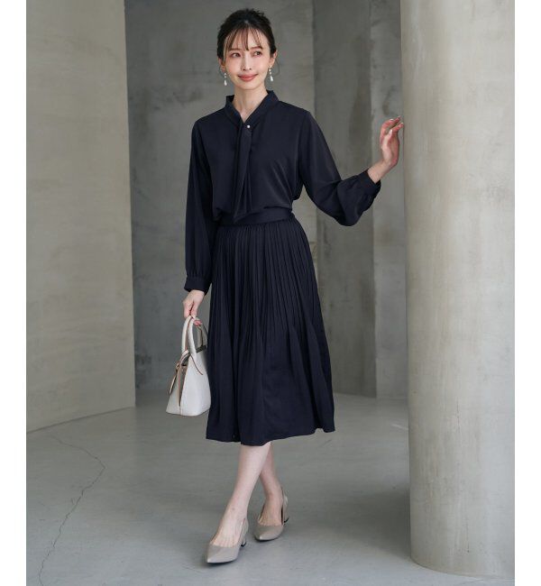 IKKA LOUNGE「ボータイデザインブラウス」|シャツ・ブラウス|