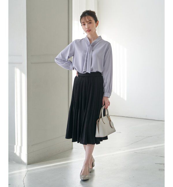 IKKA LOUNGE「ボータイデザインブラウス」|シャツ・ブラウス|