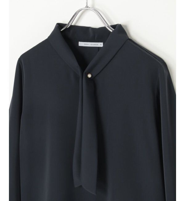 IKKA LOUNGE「ボータイデザインブラウス」|シャツ・ブラウス|
