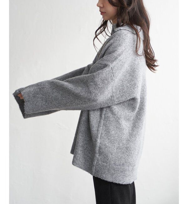 VENCE share style「杢ニットポロニット」|ニット・セーター|