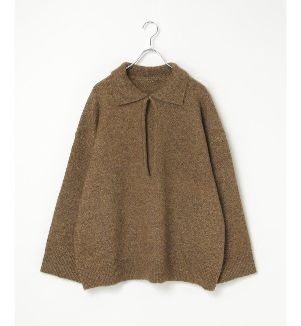 VENCE share style「杢ニットポロニット」|ニット・セーター|