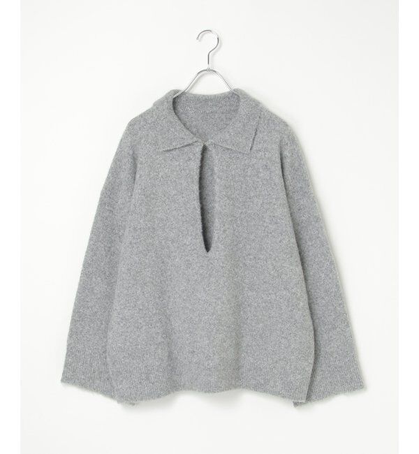 VENCE share style「杢ニットポロニット」|ニット・セーター|