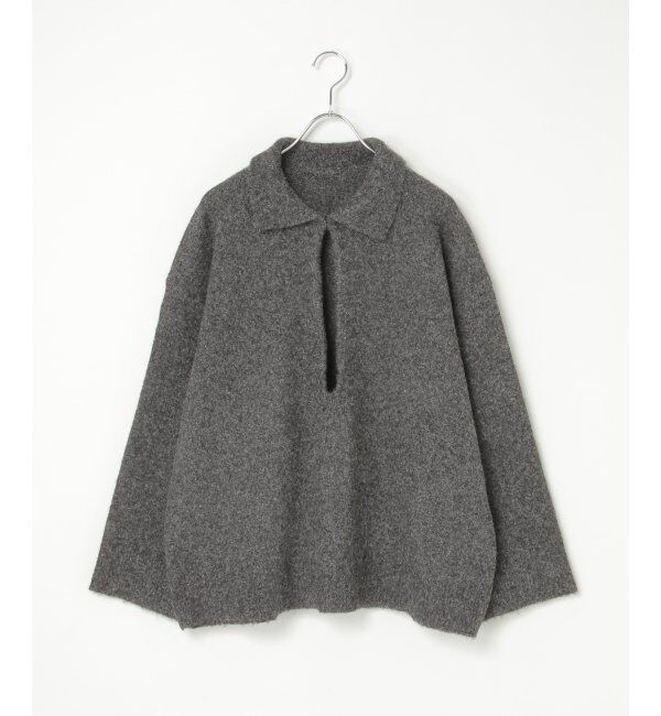 VENCE share style「杢ニットポロニット」|ニット・セーター|