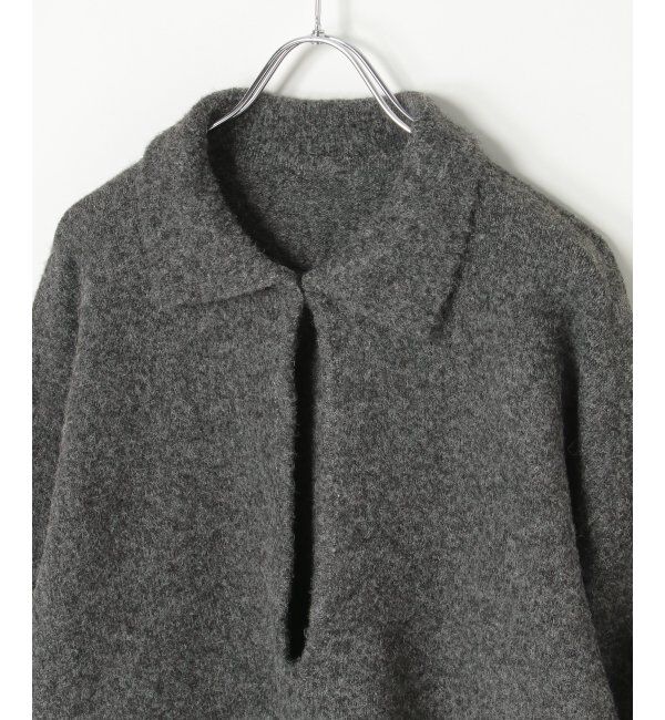 VENCE share style「杢ニットポロニット」|ニット・セーター|