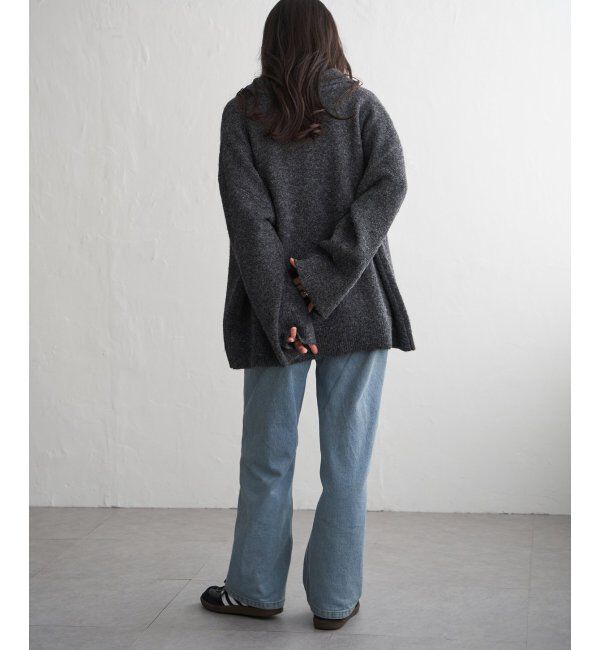 VENCE share style「杢ニットポロニット」|ニット・セーター|