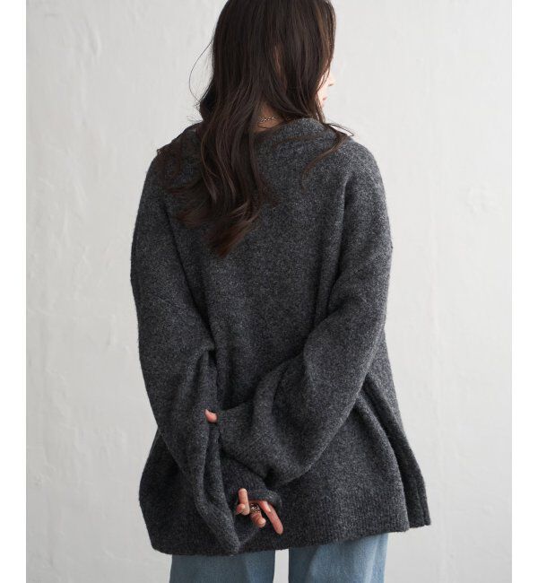 VENCE share style「杢ニットポロニット」|ニット・セーター|