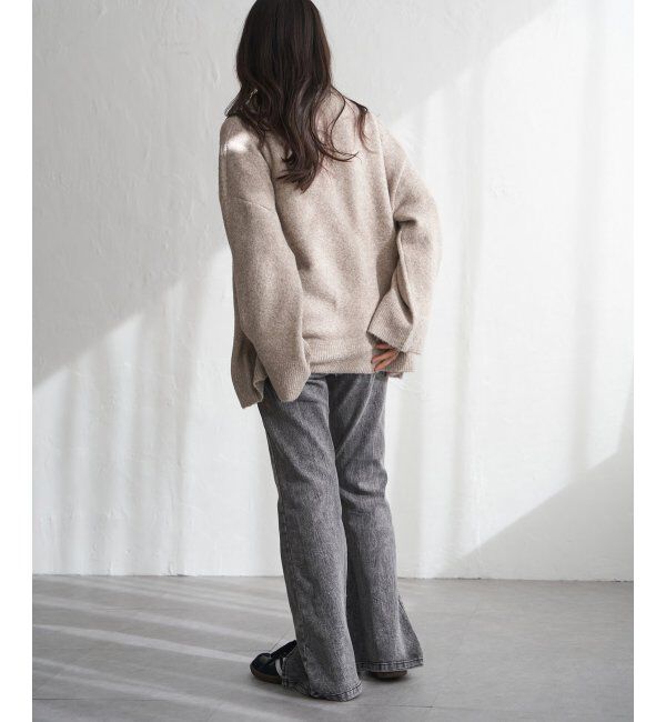 VENCE share style「杢ニットポロニット」|ニット・セーター|