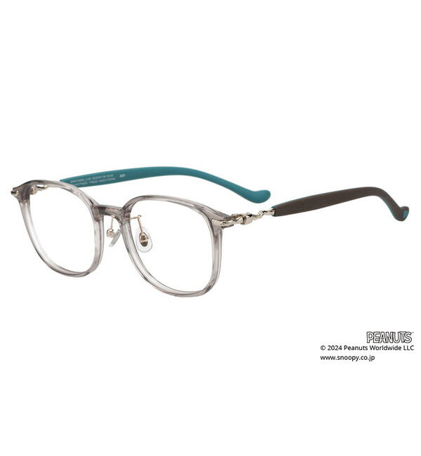 「ウェリントン型 メガネ |  Zoff PEANUTS COLLECTION 4 (ビーグルスカウト モデル)  レンズ交換券付」|メガネ|