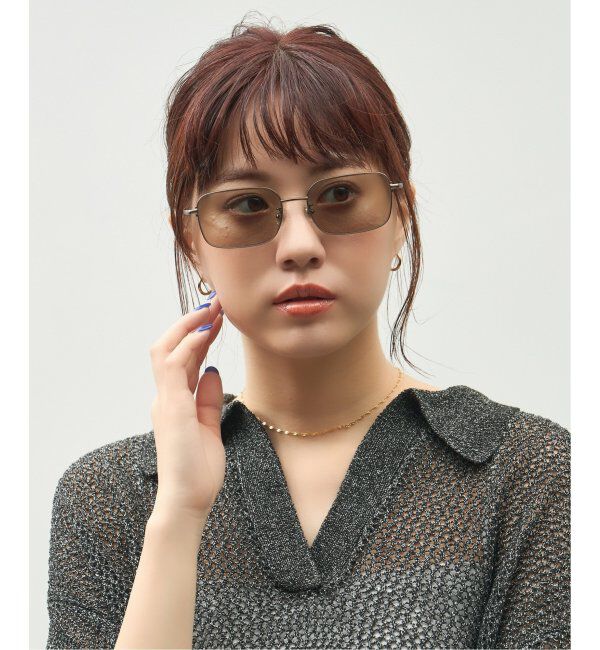  「Zoff｜GDC ウェリントン型 サングラス｜メタルフレーム｜紫外線対策 UVカット｜ユニセックス」|サングラス|