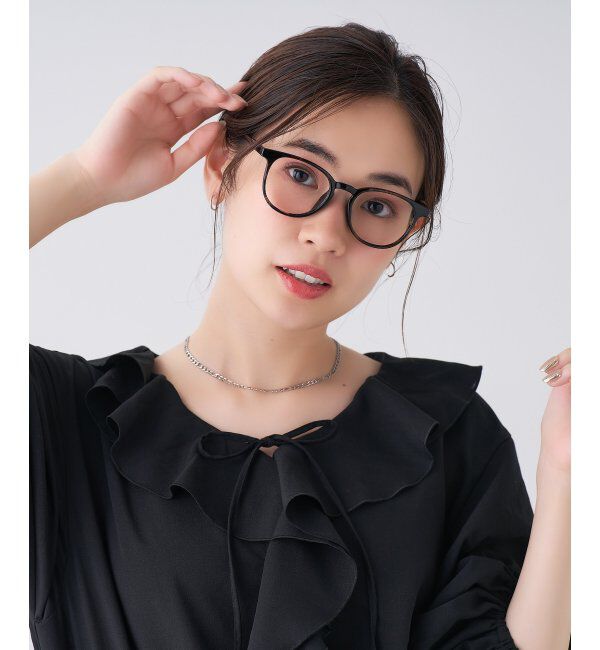  「ボストン型 メガネ | 軽量 伊達めがね・度付き ユニセックス Zoff  レンズ交換券付」|メガネ|