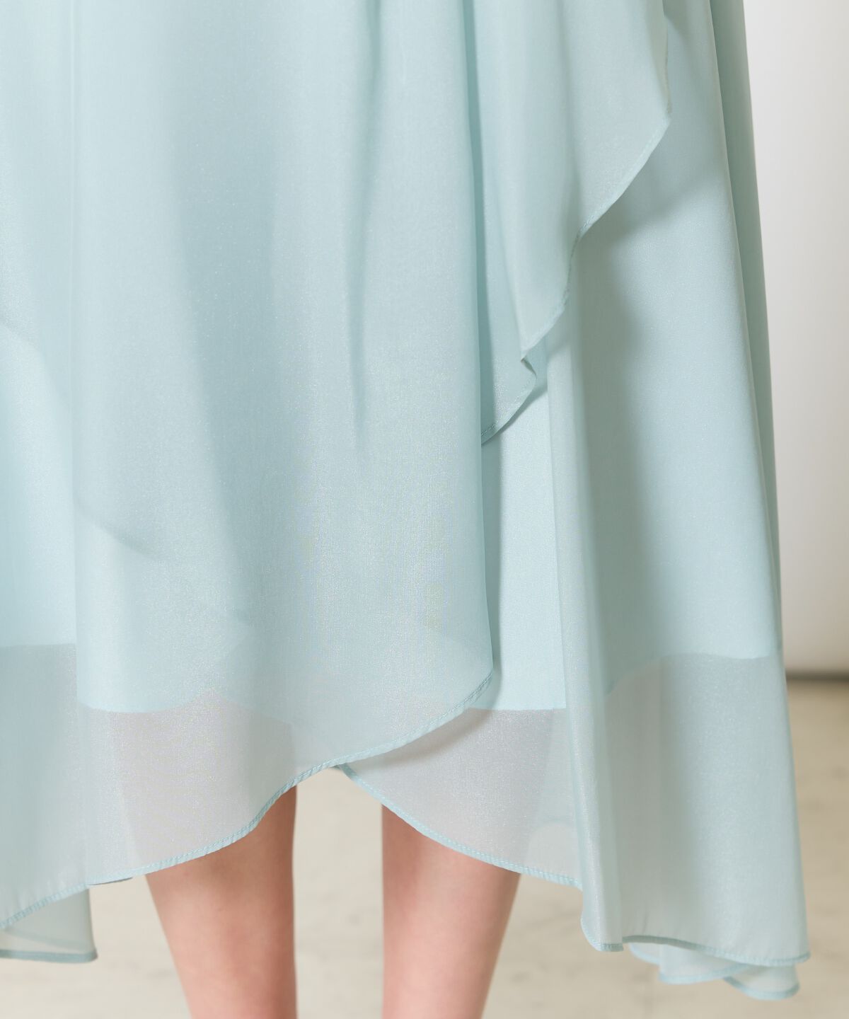 アンドクチュール「カシュクールレースレイヤードドレス」|ドレス|