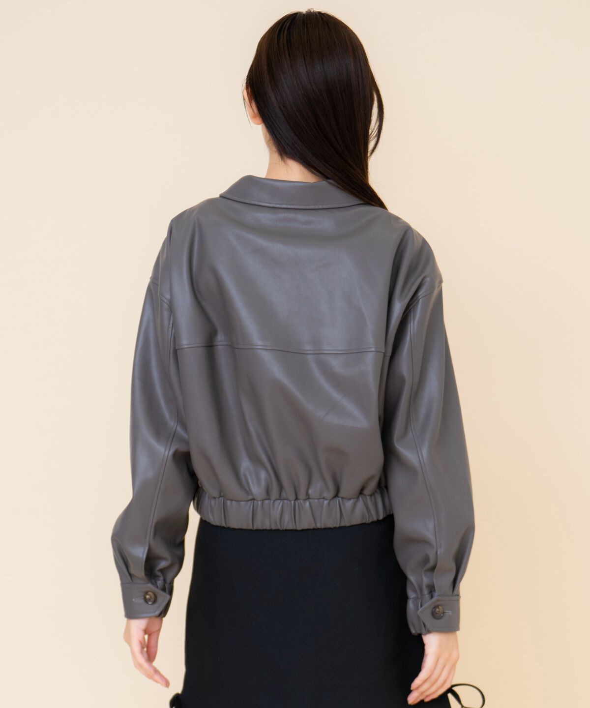 REDYAZEL「フェイクレザーブルゾン」|ブルゾン・スタジャン|