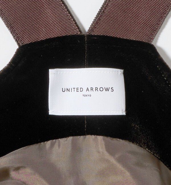 UNITED ARROWS「ベルベット サロペット パンツ」|オールインワン|