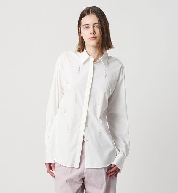 AEWEN MATOPH「＜AEWEN MATOPH＞ビーズフリンジシャツ」|シャツ・ブラウス|