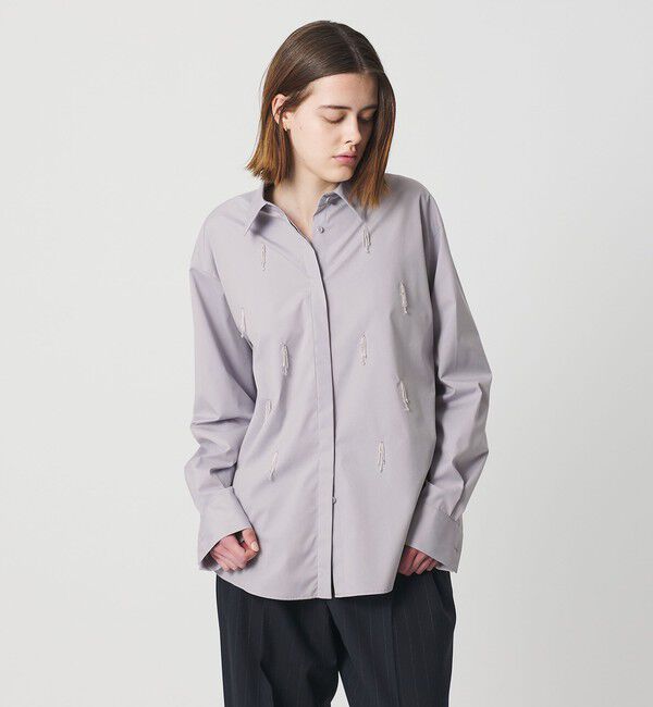 AEWEN MATOPH「＜AEWEN MATOPH＞ビーズフリンジシャツ」|シャツ・ブラウス|