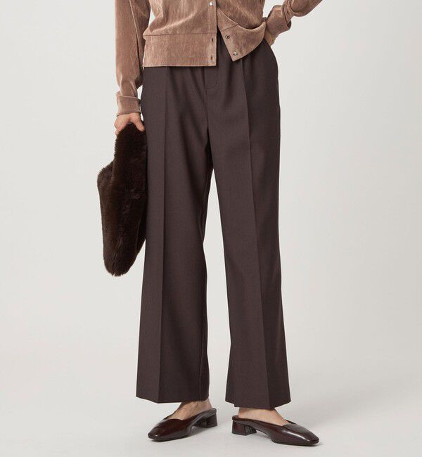 UNITED ARROWS green label relaxing「 ［size SHORT/TALLあり］ニーハイフレアパンツ」|その他|MD.BROWN