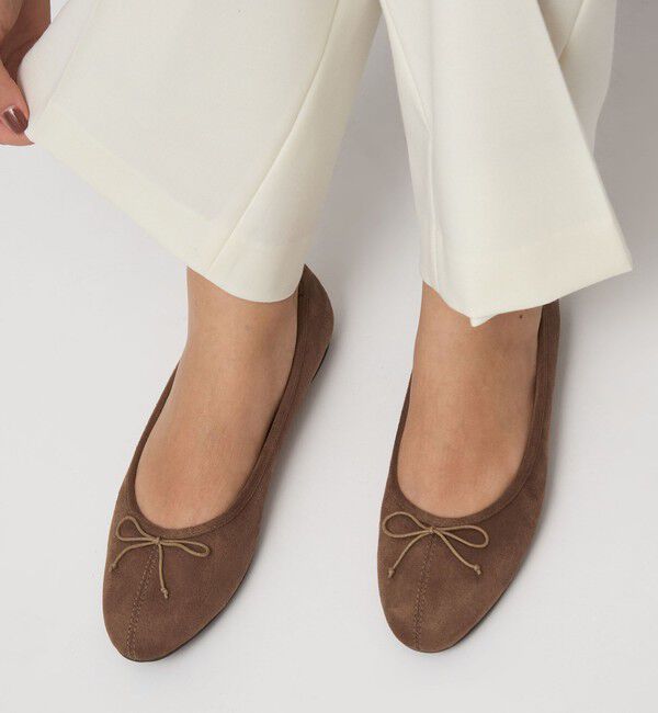 UNITED ARROWS green label relaxing「ウォーム バレエシューズ / フラットシューズ 撥水」|バレエシューズ|