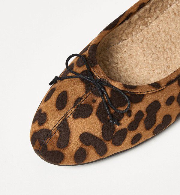 UNITED ARROWS green label relaxing「ウォーム バレエシューズ / フラットシューズ 撥水」|バレエシューズ|