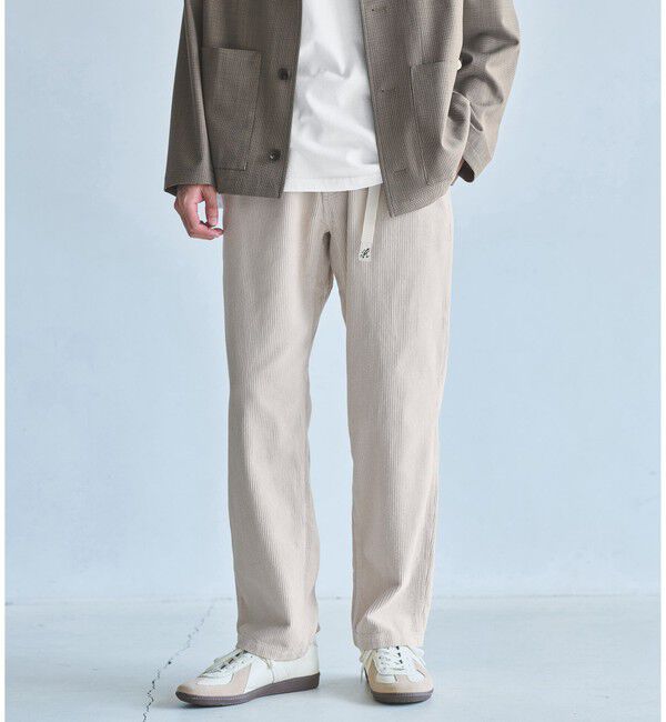 UNITED ARROWS green label relaxing「【別注】＜Gramicci＞コーデュロイ ワイド テーパード パンツ」|その他|NATURAL