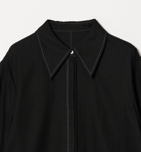 EMMEL REFINES「＜EMMEL REFINES＞EM レイヤーヒヨク ステッチ シャツ」|シャツ・ブラウス|