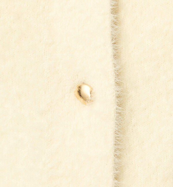 UNITED ARROWS green label relaxing「フラッフ フェザーヤーン ゴールドカラーボタン ニット カーディガン」|カーディガン|