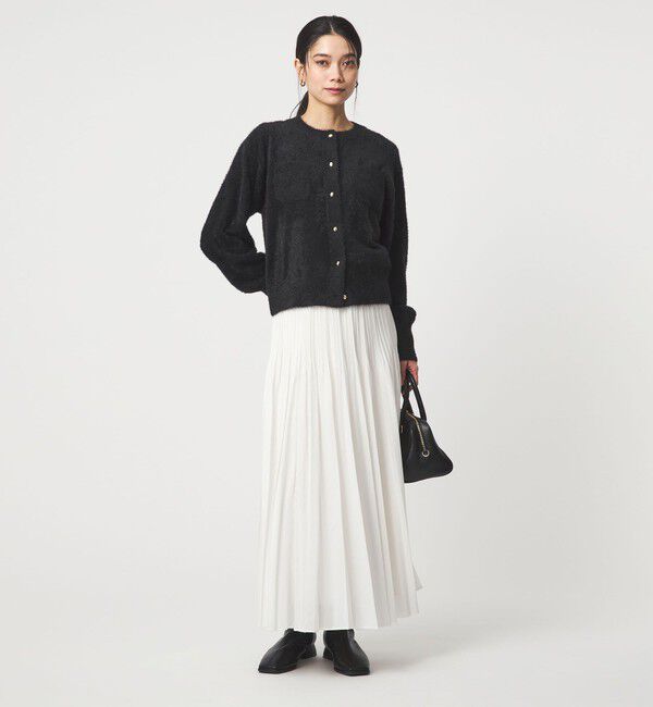 UNITED ARROWS green label relaxing「フラッフ フェザーヤーン ゴールドカラーボタン ニット カーディガン」|カーディガン|