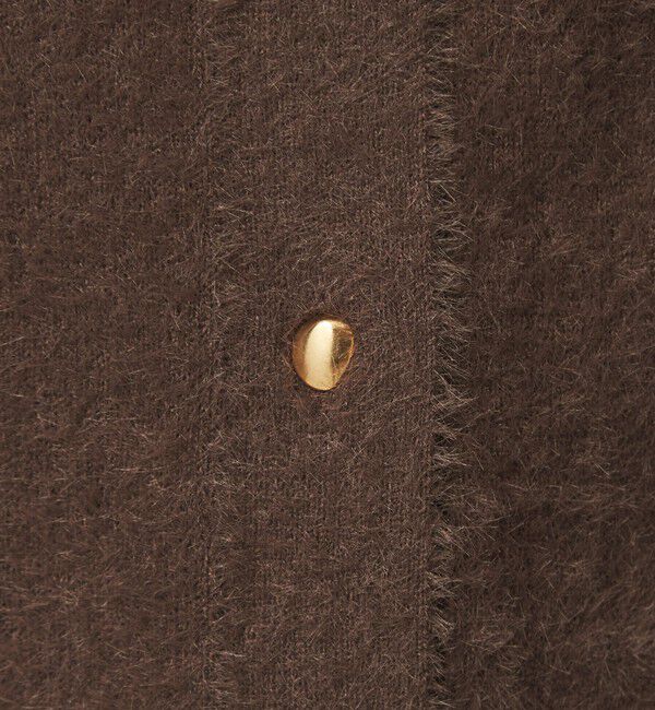 UNITED ARROWS green label relaxing「フラッフ フェザーヤーン ゴールドカラーボタン ニット カーディガン」|カーディガン|