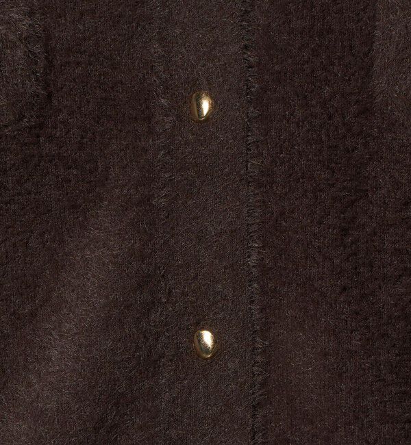 UNITED ARROWS green label relaxing「フラッフ フェザーヤーン ゴールドカラーボタン ニット カーディガン」|カーディガン|