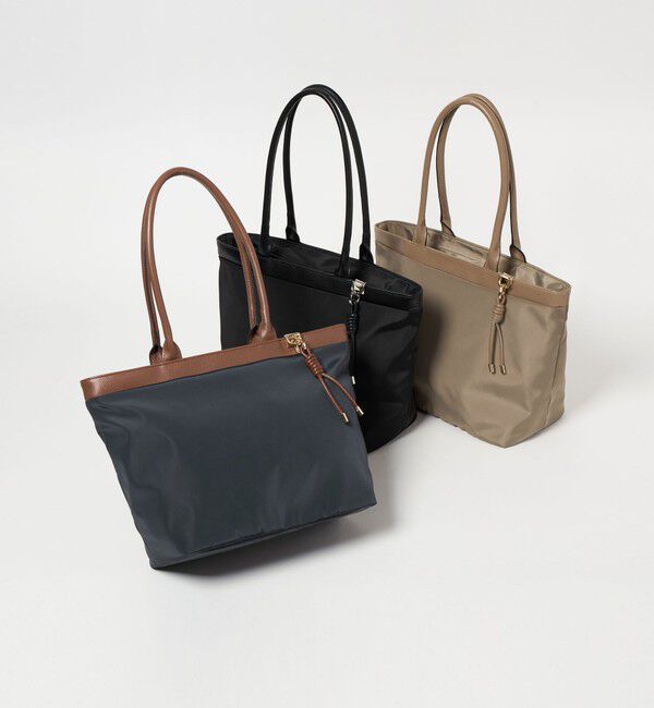 UNITED ARROWS green label relaxing「チャームツキ ロングハンドル トートバッグ はっ水」|ショルダー・メッセンジャー|