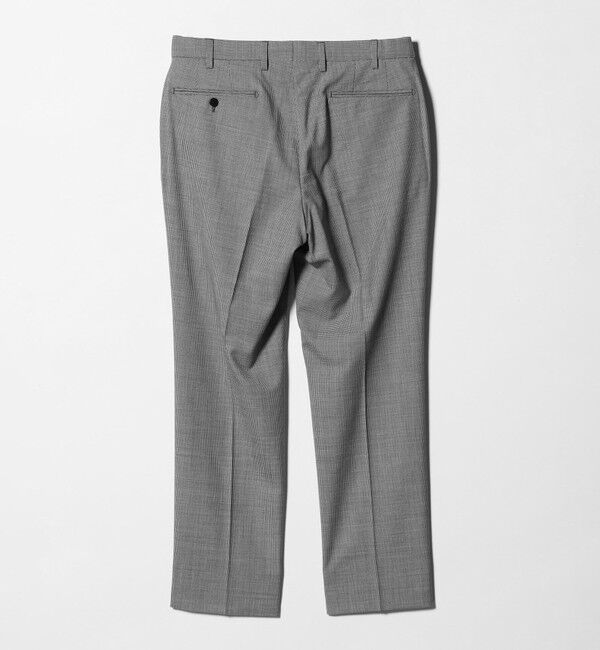 UNITED ARROWS green label relaxing「TW メランジ トロピカル スタンダード スラックス -ウォッシャブル・ストレッチ・ウエストアジャスター-」|スラックス|