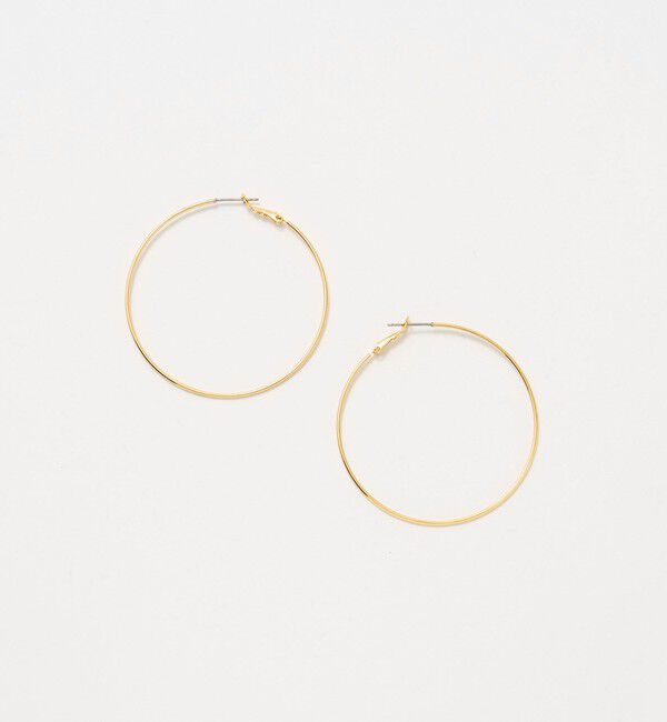 BEAUTY&YOUTH UNITED ARROWS「ビッグ メタル フープ ピアス」|ピアス|GOLD