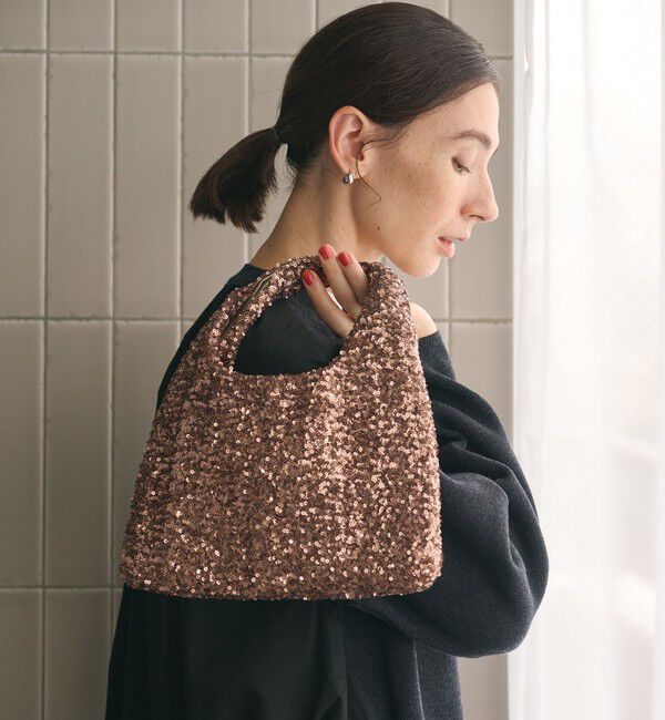 BEAUTY&YOUTH UNITED ARROWS「スパンコール バッグ」|ハンドバッグ|MD.BROWN