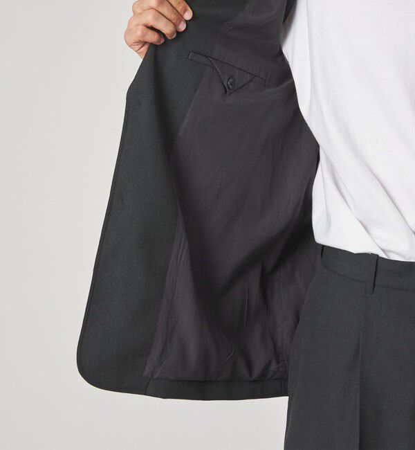 STEVEN ALAN「＜Steven Alan＞ ウール オックスフォード シングルブレステッド 2B ジャケット」|テーラードジャケット|