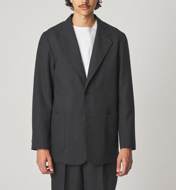 STEVEN ALAN「＜Steven Alan＞ ウール オックスフォード シングルブレステッド 2B ジャケット」|テーラードジャケット|