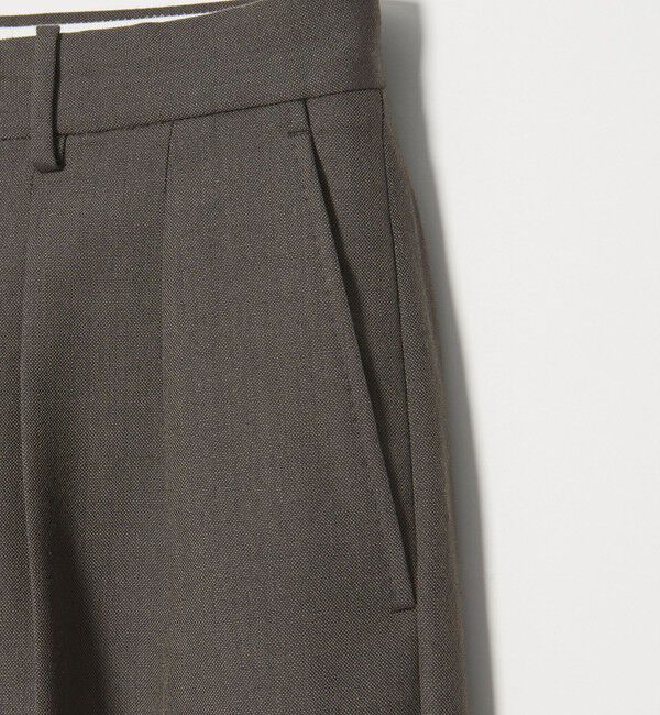 STEVEN ALAN「＜Steven Alan＞ ウール オックスフォード イン ツープリーツ ドレス トラウザーズ」|スラックス|